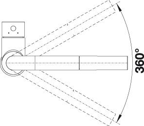 Blanco Mila-S króm mosogató csaptelep kihúzható zuhanyfejjel