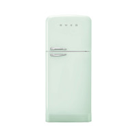 Smeg Kombinált hűtő és fagyasztó, retro design, 79,6x192,1 cm, jobbos, világoszöld