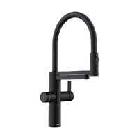 BLANCO EVOL-S PRO Filter csaptelep, zuhanyváltós fejjel, matt fekete, magasnyomású