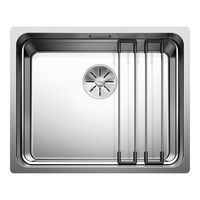 Blanco Etagon 500-U rozsdamentes mosogatótálca selyemfényű