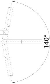 Blanco Linus-S antracit kihúzható zuhanyfejes csaptelep