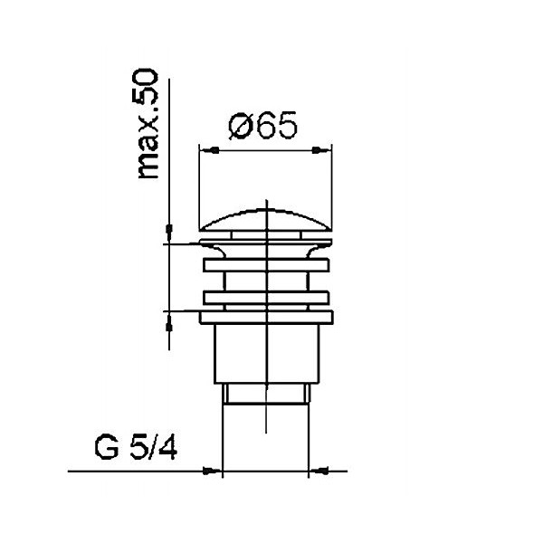Arezzo Click-Clack leeresztő