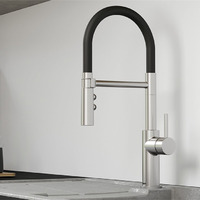 BLANCO CATRIS-S Flexo csaptelep, kihúzható fejjel, PVD steel, magasnyomású