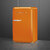 Smeg Kombinált hűtő és fagyasztó, retro design, 54,5x97 cm, jobbos, narancssárga