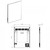 Arezzo Design Lina Led tükör 60X80 cm