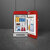 Smeg Mini bar, retro design, 40,4x74 cm, jobbos, piros
