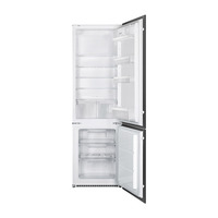 Smeg Beépíthető hűtő és fagyasztó, Universal design, 54x177,9 cm, fordítható ajtó, fehér