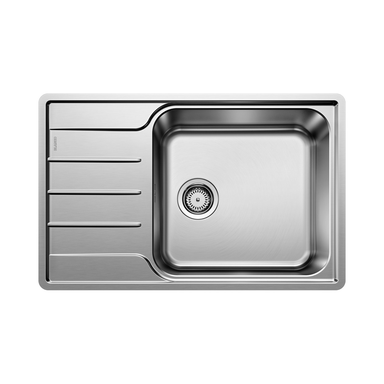 BLANCO LEMIS XL 6 S-IF Compact, mosogatótálca, forgatható, fényezett rozsdamentes acél, csaplyuk nélkül, excenter nélkül