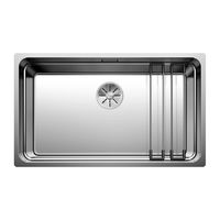 Blanco Etagon 700-IF rozsdamentes mosogatótálca selyemfényű