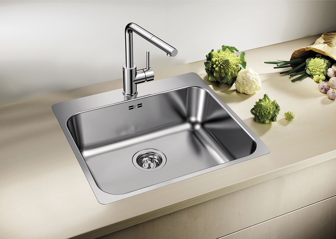 Blanco Mila-S króm mosogató csaptelep kihúzható zuhanyfejjel