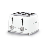 Smeg Kenyérpirító, 50-es évek retro design, 2x2 szeletes, fehér