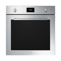SMEG KOMBINÁLT SÜTŐ, GŐZFUNKCIÓVAL, Selezione design, Galileo, 60 cm, CS LCD, inox