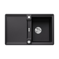 BLANCO ADIRA 45 S-F Silgranit mosogatótálca fekete tart., excenterrel