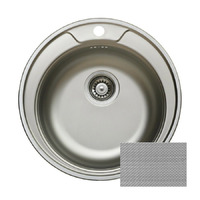 LIVINOX RONDO 145 rozsdamentes kör mosogató, 49 cm átm., 3 1/2