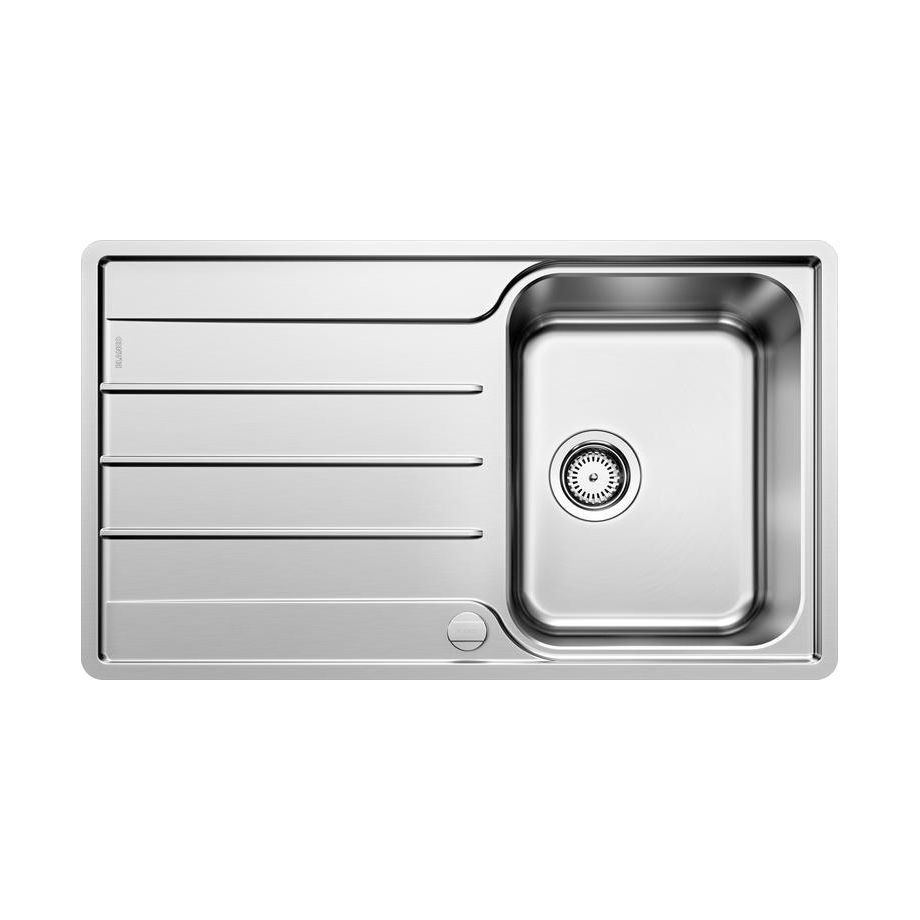 Blanco Lemis 45 S-IF rozsdamentes mosogatótálca fényezett két furattal