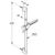 Kludi Freshline 1S zuhanyszett króm 600 mm
