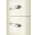 Smeg Kombinált hűtő és fagyasztó, retro design, 60,1x196,8 cm, balos, bézs