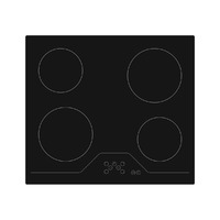 EVIDO VETRO 60CB üvegkerámia főzőlap, 60 cm, fekete üveg