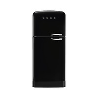 Smeg Kombinált hűtő és fagyasztó, retro design, 79,6x192,1 cm, balos, fekete