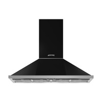 SMEG KÜRTŐS PÁRAELSZÍVÓ, Portofino design, 120 cm, fekete