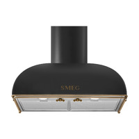 SMEG KÜRTŐS PÁRAELSZÍVÓ, Coloniale design, 60 cm, antracit