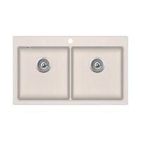 Evido Quadro 9 bézs gránit mosogatótálca