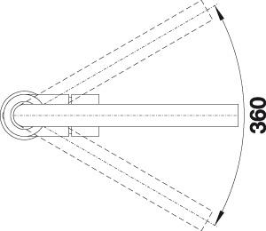 Blanco Mila króm mosogató csaptelep
