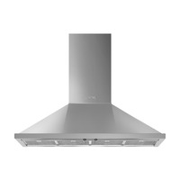 SMEG KÜRTŐS PÁRAELSZÍVÓ, Portofino design, 120 cm, inox