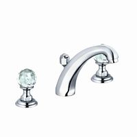 Kludi 1926 háromlyukas mosdócsap kristály fogantyúkkal