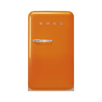 Smeg Kombinált hűtő és fagyasztó, retro design, 54,5x97 cm, jobbos, narancssárga