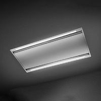 SMEG MENNYEZETBE ÉPÍTHETŐ PÁRAELSZÍVÓ, 120 cm, érintőgombos vezérlés + távirányító, 3+1 fokozat, LED, rm.acél