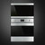 Smeg Mikrohullámú sütő, Classica design, beépíthető, 25 liter, inox