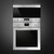 Smeg Mikrohullámú sütő, Classica design, beépíthető, 25 liter, inox