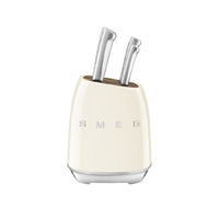 SMEG KÉS KÉSZLET, retro, bézs