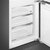 Smeg Beépíthető hűtő, Universal design, 55,7x178,5 cm, fordítható ajtó, fehér