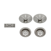 BLANCO InFino szett satin platinum 2 medencéhez