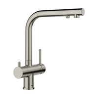 BLANCO FONTAS II csaptelep kihúzható fejjel, satin dark steel, magasnyomású