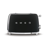 Smeg Kenyérpirító, 50-es évek retro design, 2 szeletes, fekete