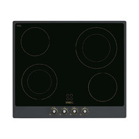 SMEG kerámia főzőlap, Colonial design, 60 cm, 4 főzőzóna, antracit