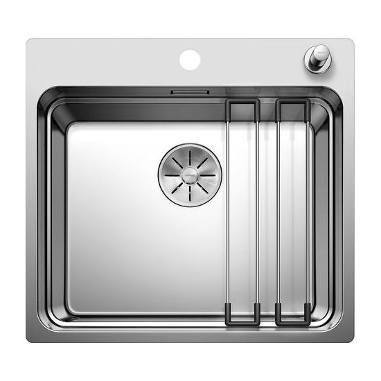 Blanco Etagon 500-IF/A rozsdamentes mosogatótálca selyemfényű