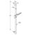 Kludi Freshline 1S zuhanyszett króm 900 mm