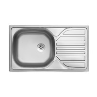 EVIDO BASIC MINI rozsdamentes mosogató, csepegtető, 76x43,5 cm, 1 1/2